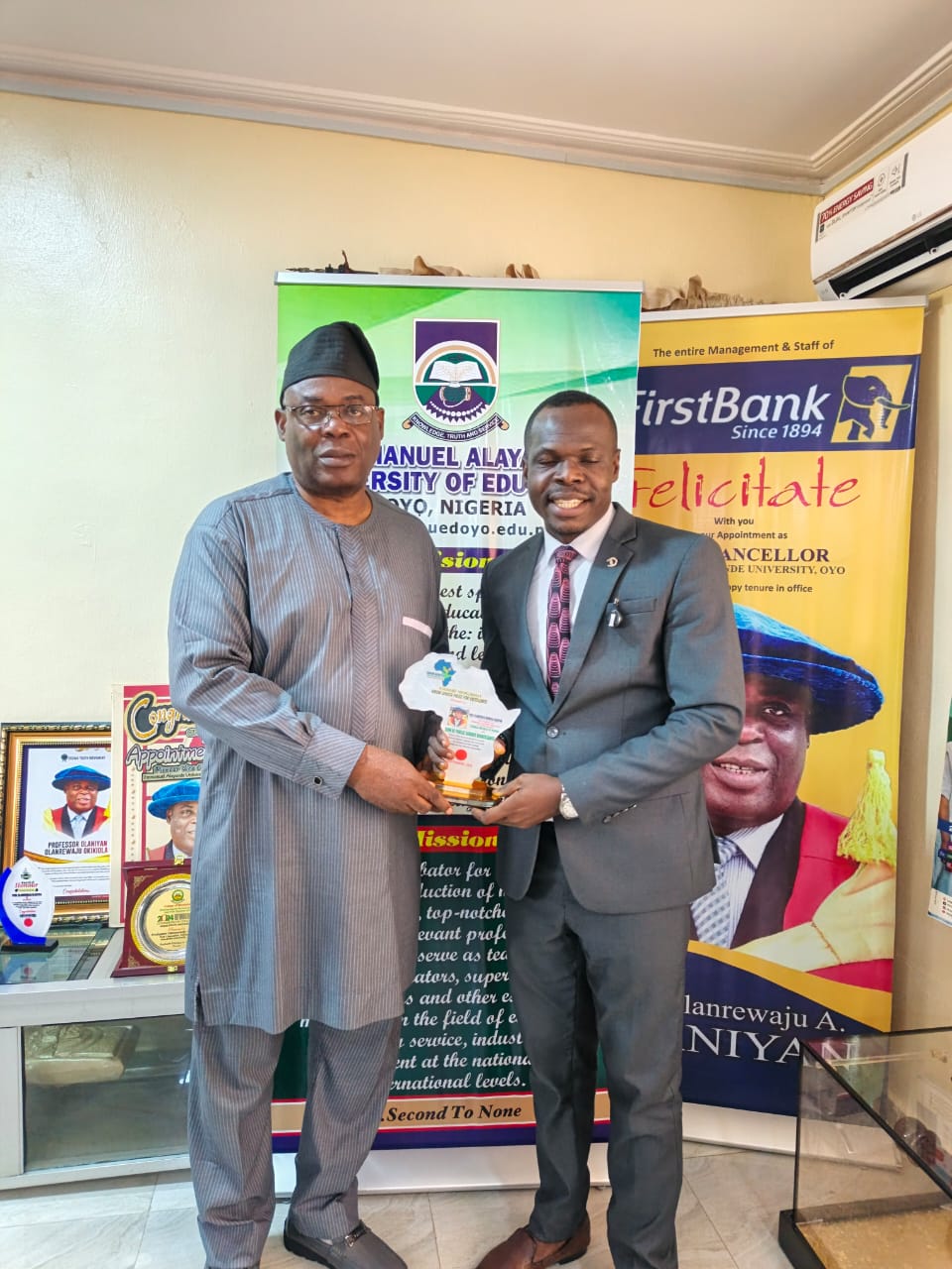 Alayande Varsity VC, Olaniyan bags Kwame Nkrumah\'s Award