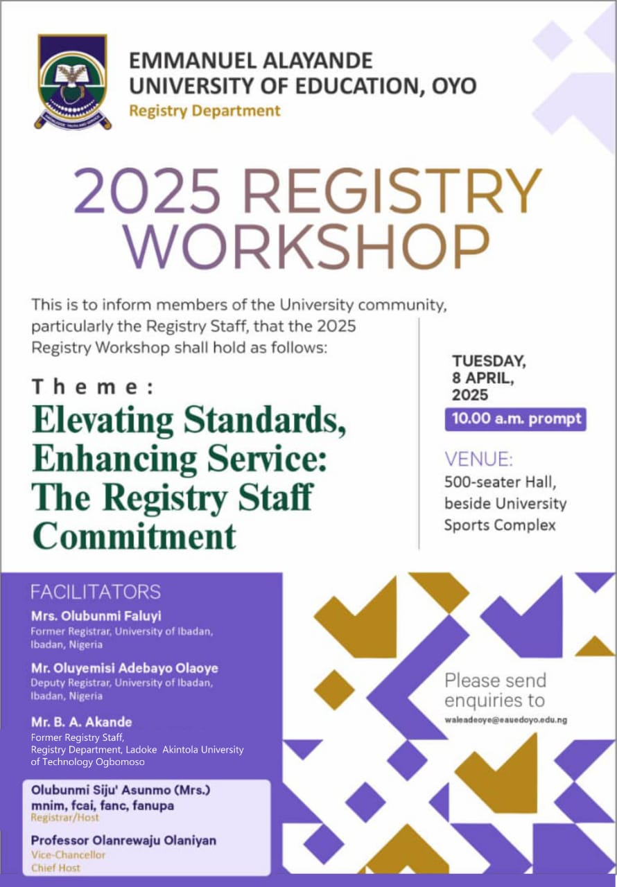 2025 Registry Workshop 