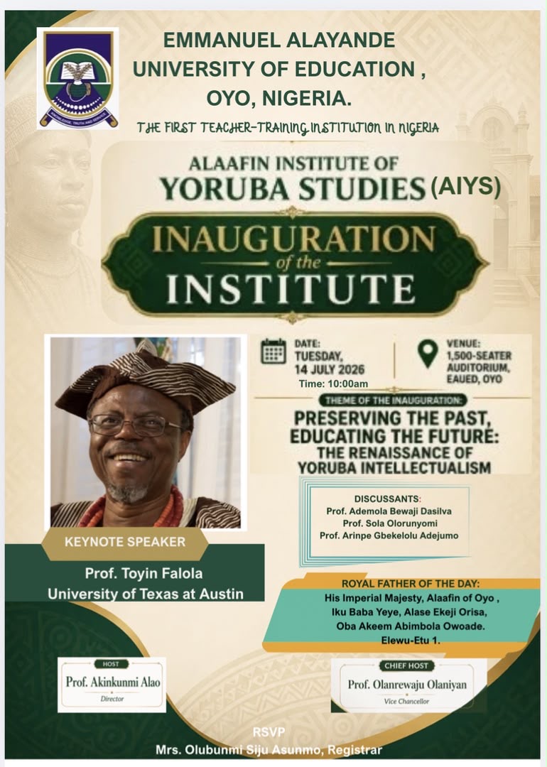 A New Dawn for Yoruba Intellectualism. - Hero background